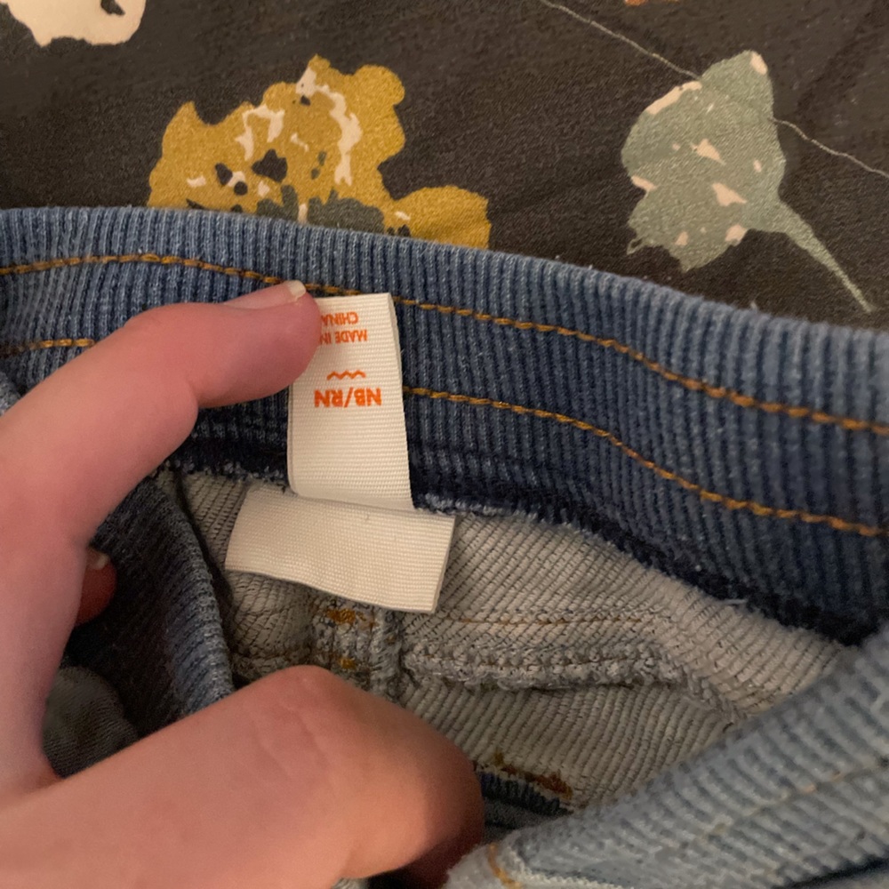 Baby jeggings, size newborn, cat and jack brand from target - Picture 2 of 3